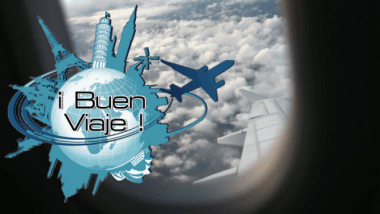 002 Animated Background Buen Viaje Spanish Messages 