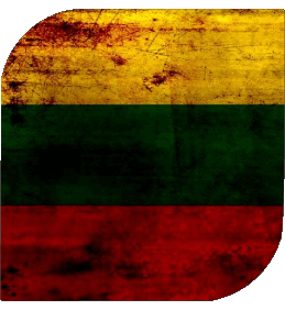 Square Lithuania Europe Flags 