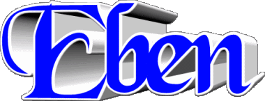 Eben E MASCULIN - UK - USA Prénoms 