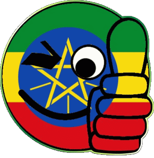 Smiley - OK Ethiopia Africa Flags 