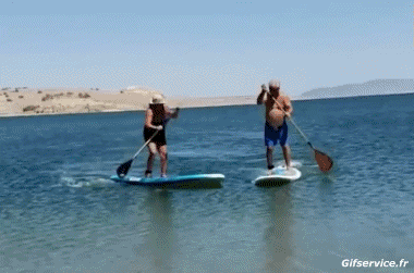 Stürze - Fail Paddle Sport Humor -  Fun 