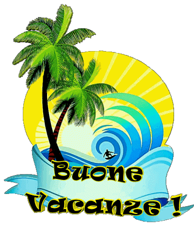 25 Fondo transparente Buone Vacanze Italiano Mensajes 