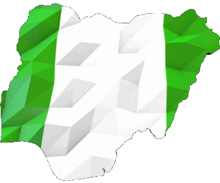Map Nigeria Africa Flags 