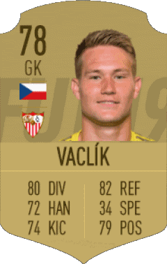 Tomás Vaclík Republica checa F I F A - Jugadores  cartas Vídeo Juegos Multimedia 