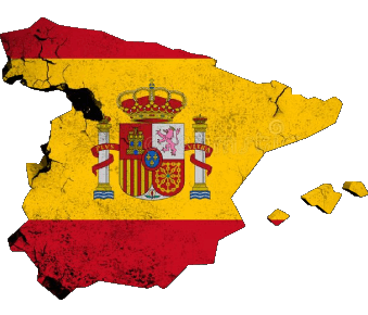 Mapa España Europa Banderas 