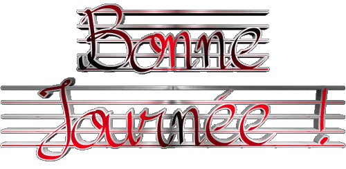 01 Bonne Journée Francese Messagi 