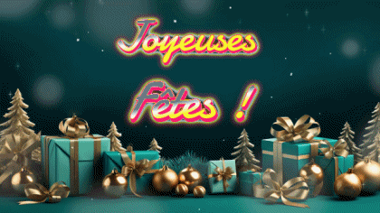 Video Joyeuses Fêtes (Noël) Francese Messagi 