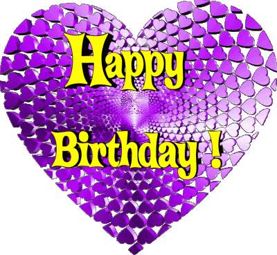 008 Heart Happy Birthday Anglais Messages 