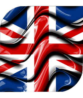 Quadrato UK Europa Bandiere 