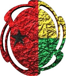 Forme 01 Guinée Bissau Afrique Drapeaux 