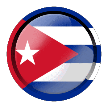 Rond - Anneaux Cuba Amériques Drapeaux 