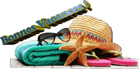 05 Fond Transparent Bonnes Vacances Français Messages 