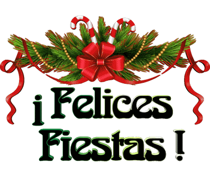 Serie 16 Felices Fiestas Espagnol Messages 