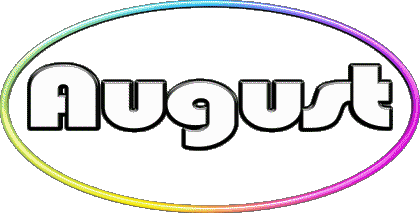 August A MASCULINO - UK - USA - IRL - AUS - NZ Nombre 