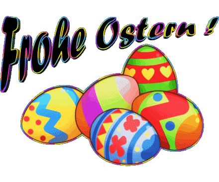 05 Frohe Ostern Tedesco Messagi 