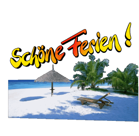 28 Sfondo trasparente Schöne Ferien Tedesco Messagi 