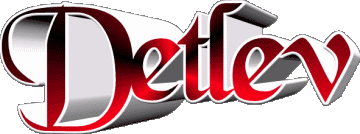 Detlev D MASCULINE - German First Names 