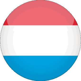 Rond Luxembourg Europe Drapeaux 