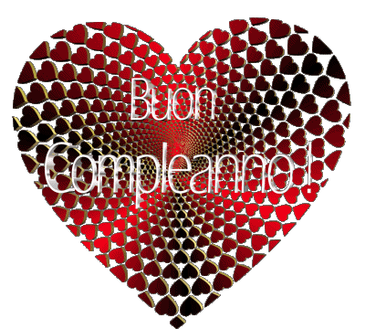 005 Cuore Buon Compleanno Italiano Messagi 