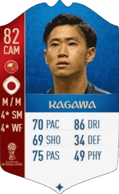 Shinji Kagawa Japan F I F A - Karten Spieler Videospiele Multimedia 