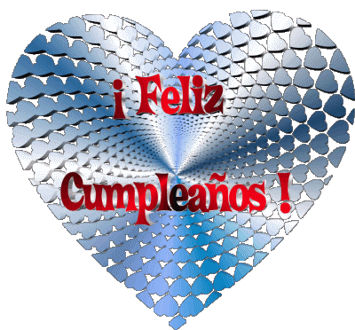 006 Corazón Feliz Cumpleaños Español Mensajes 