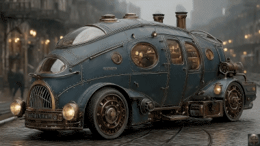 Epic Steampunk Vehicule A.I Miscela Umorismo -  Fun 