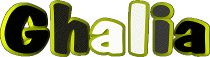 Ghalia G FEMININ - Maghreb Musulman Prénoms 