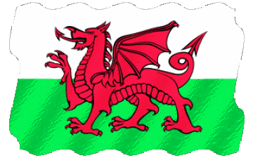 Ondulación Gales Europa Banderas 