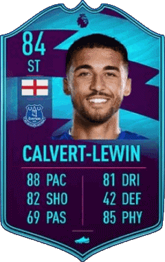 Dominic Calvert-Lewin Angleterre F I F A - Jugadores  cartas Vídeo Juegos Multimedia 