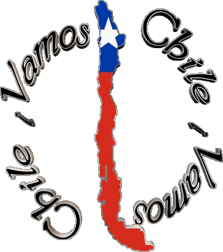 Bandera Vamos Chile Español Mensajes 