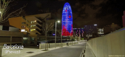Espagne - Barcelone Lieux -  TimeLapse Humour - Fun 
