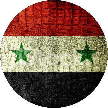 Tondo Siria Asia Bandiere 