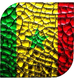 Plaza Senegal África Banderas 