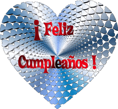 006 Corazón Feliz Cumpleaños Español Mensajes 