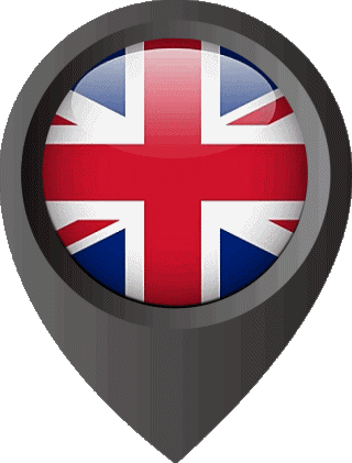 Perno di posizione UK Europa Bandiere 