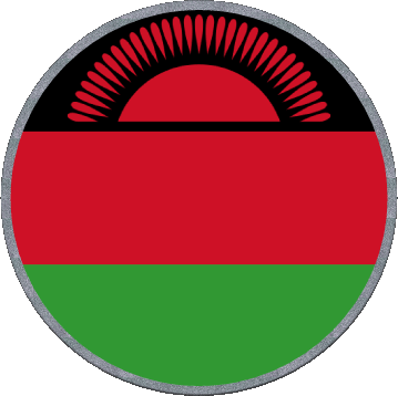 Ronda Malawi África Banderas 