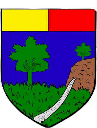 Blasón-Blasón CHARBONNIERES LES BAINS 69 Departamentos - Ciudades Francia Banderas 