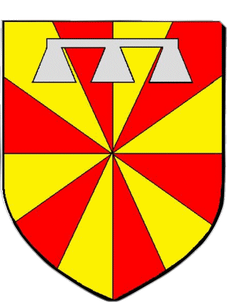 Blason-Blason MEUDON 92 Départements - Villes France Drapeaux 