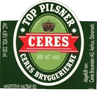 Ceres Dinamarca Cervezas Bebidas 