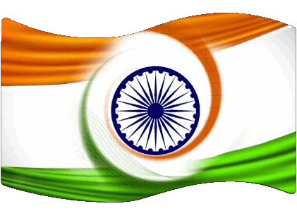 Rectangle India Asia Flags 