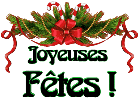 Serie 08 Joyeuses Fêtes (Noël) Francés Mensajes 