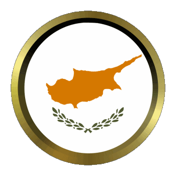 Round - Rings Cyprus Europe Flags 