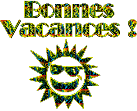 04 Fondo transparente Bonnes Vacances Francés Mensajes 