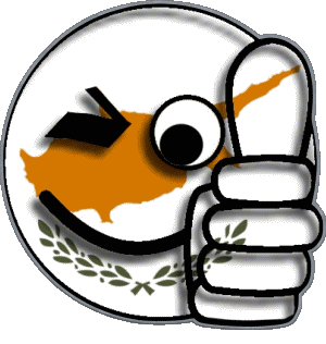 Smiley - OK Cyprus Europe Flags 