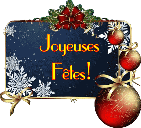 Serie 11 Joyeuses Fêtes (Noël) Français Messages 