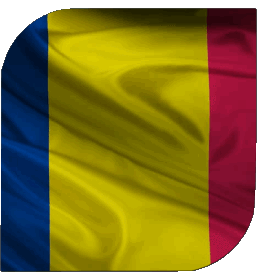 Square Romania Europe Flags 