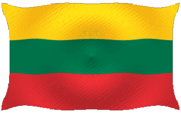 Ondulation Lituanie Europe Drapeaux 