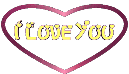 Cuore I Love You Inglese Messagi 