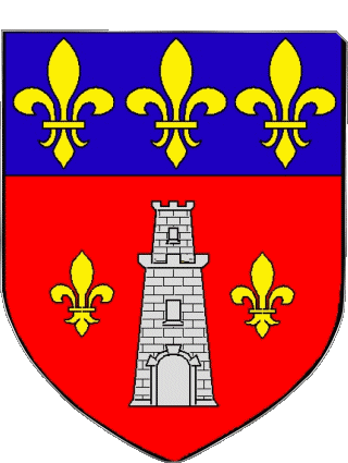 Wappen-Wappen HONFLEUR 14 Abteilungen - Städte Frankreich Fahnen 