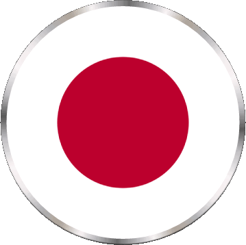 Runde Japan Asien Fahnen 